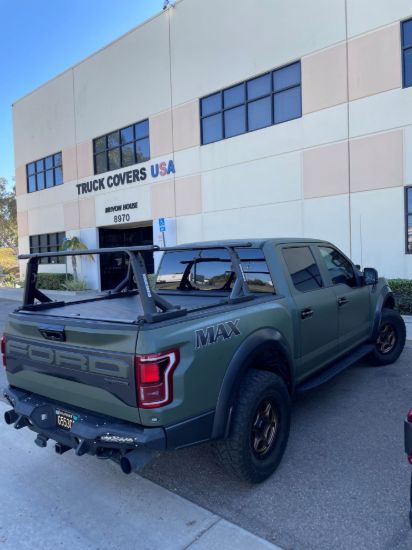 Picture of Truck Covers USA Tonneau Cover / Truck Bed Rack Kit - AX-532