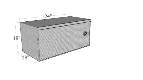 Picture of Unique Truck Accessories Truck Tool Box - HBD1824