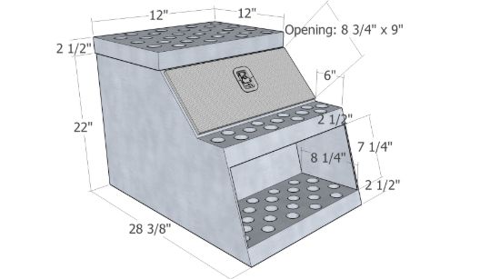 Picture of Unique Truck Accessories Truck Cab Side Step - HSB12