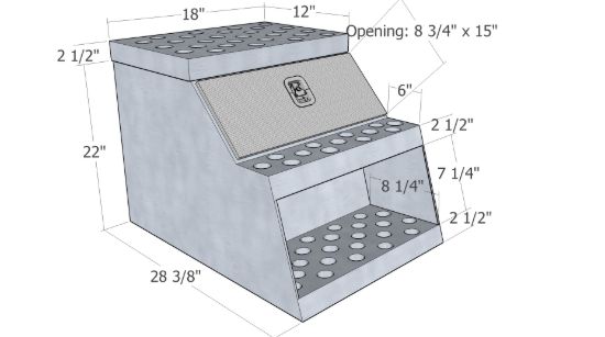 Picture of Unique Truck Accessories Truck Cab Side Step - HSB18