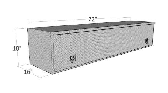 Picture of Unique Truck Accessories Truck Tool Box - HTB60C