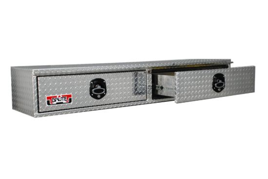 Picture of Unique Truck Accessories Truck Bed Side Rail Tool Box - HTD72