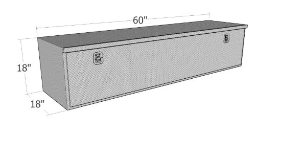 Picture of Unique Truck Accessories Truck Tool Box - HUB1860