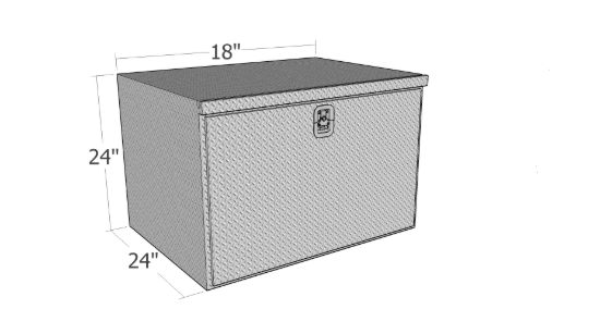 Picture of Unique Truck Accessories Truck Tool Box - HUB2418