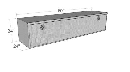 Picture of Unique Truck Accessories Truck Tool Box - HUB2460-BT