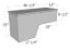 Picture of Unique Truck Accessories Truck Bed Side Rail Tool Box - RB162