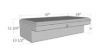 Picture of Unique Truck Accessories Truck Bed Side Rail Tool Box - RB180-1