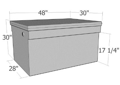 Picture of Unique Truck Accessories Truck Tool Box - RB630