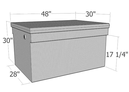 Picture of Unique Truck Accessories Truck Tool Box - RB630