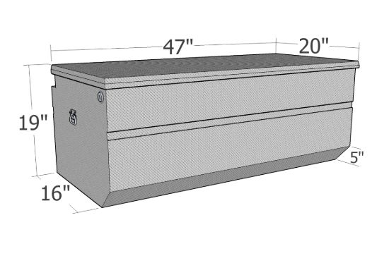 Picture of Unique Truck Accessories Truck Tool Box - RB674