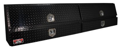 Picture of Unique Truck Accessories Truck Bed Side Rail Tool Box - TBS200-96D-BD-BT