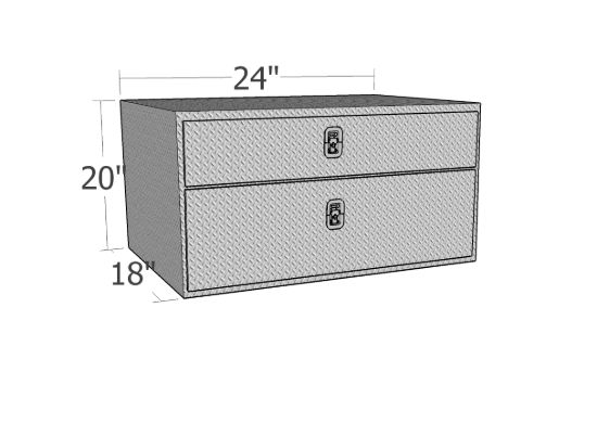 Picture of Unique Truck Accessories Truck Tool Box - UB24-20TD