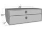 Picture of Unique Truck Accessories Truck Tool Box - UB36-20TD