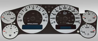 Picture of US Speedo Instrument Cluster Gauge Face Kit - 9001200732K