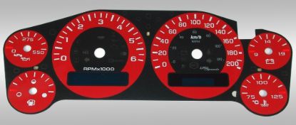 Picture of US Speedo Instrument Cluster Gauge Face Kit - 9001200735K