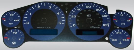 Picture of US Speedo Instrument Cluster Gauge Face Kit - 9001200744