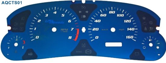 Picture of US Speedo Instrument Cluster Gauge Face Kit - AQCTS01