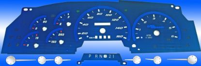 Picture of US Speedo Instrument Cluster Gauge Face Kit - AQF00K