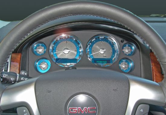 Picture of US Speedo Instrument Cluster Gauge Face Kit - AMGM27K