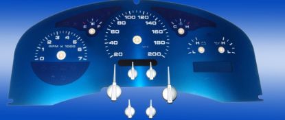 Picture of US Speedo Instrument Cluster Gauge Face Kit - AQF06K