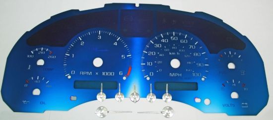 Picture of US Speedo Instrument Cluster Gauge Face Kit - AQGM26