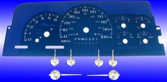 Picture of US Speedo Instrument Cluster Gauge Face Kit - AQGM998