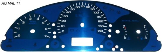 Picture of US Speedo Instrument Cluster Gauge Face Kit - AQMAL11