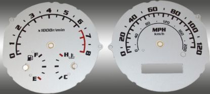 Picture of US Speedo Instrument Cluster Gauge Face Kit - AVE062
