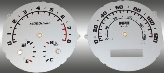 Picture of US Speedo Instrument Cluster Gauge Face Kit - AVE062