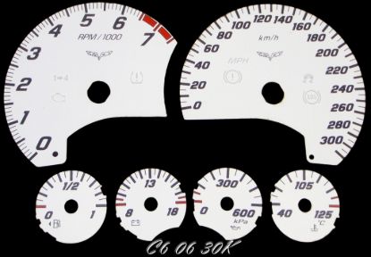Picture of US Speedo Instrument Cluster Gauge Face Kit - C60630K