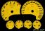 Picture of US Speedo Instrument Cluster Gauge Face Kit - C60633K