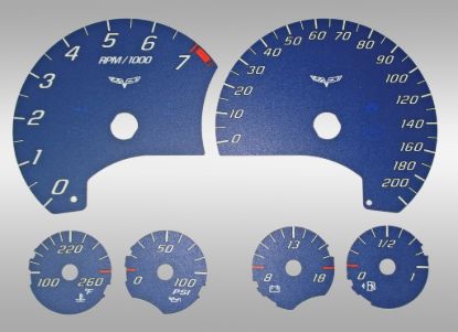 Picture of US Speedo Instrument Cluster Gauge Face Kit - C60834