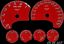 Picture of US Speedo Instrument Cluster Gauge Face Kit - C60835K