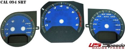 Picture of US Speedo Instrument Cluster Gauge Face Kit - CAL09SRT4
