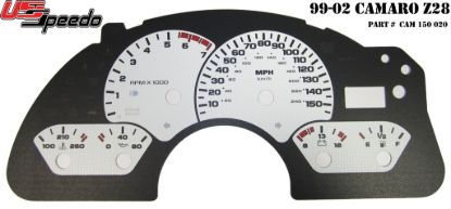 Picture of US Speedo Instrument Cluster Gauge Face Kit - CAM150020