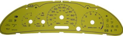 Picture of US Speedo Instrument Cluster Gauge Face Kit - CAV033