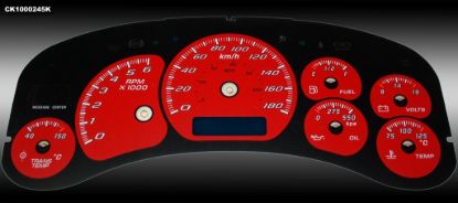 Picture of US Speedo Instrument Cluster Gauge Face Kit - CK100024DK5