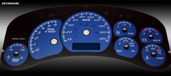 Picture of US Speedo Instrument Cluster Gauge Face Kit - CK100024K4