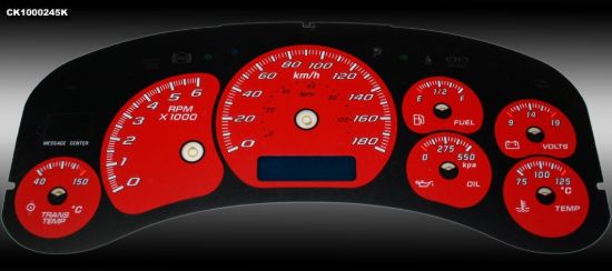 Picture of US Speedo Instrument Cluster Gauge Face Kit - CK100024K5