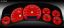 Picture of US Speedo Instrument Cluster Gauge Face Kit - CK100024K5