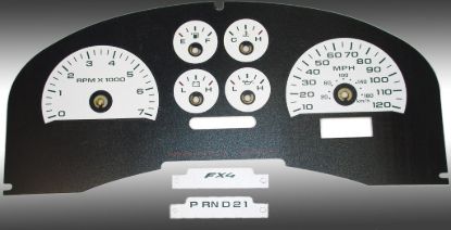Picture of US Speedo Instrument Cluster Gauge Face Kit - FX4070