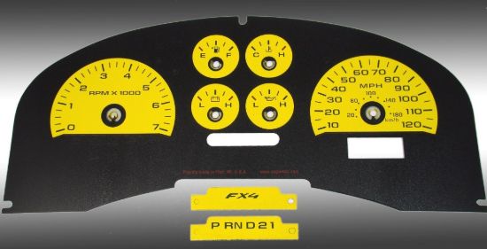 Picture of US Speedo Instrument Cluster Gauge Face Kit - FX4073