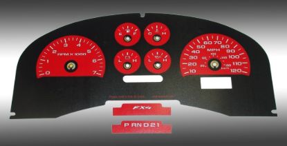 Picture of US Speedo Instrument Cluster Gauge Face Kit - FX4075