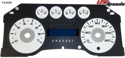 Picture of US Speedo Instrument Cluster Gauge Face Kit - FX4090