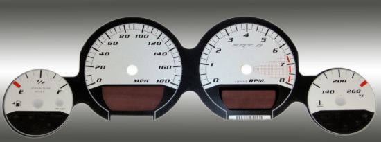 Picture of US Speedo Instrument Cluster Gauge Face Kit - MAG070K