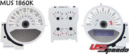 Picture of US Speedo Instrument Cluster Gauge Face Kit - MUS1860