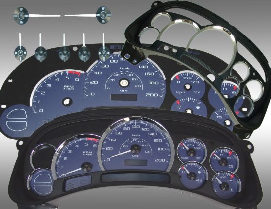 Picture of US Speedo Instrument Cluster Gauge Face Kit - PLK053K4