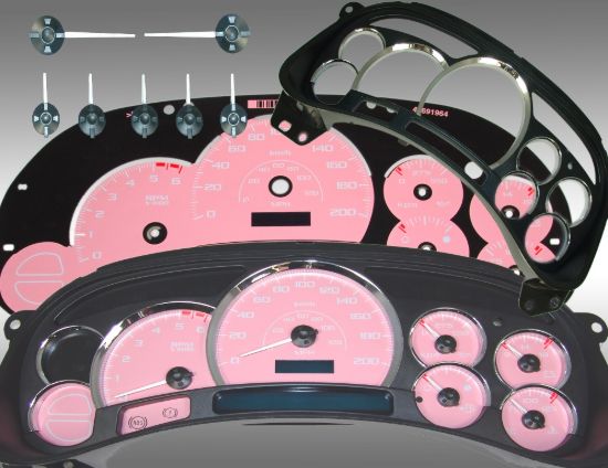 Picture of US Speedo Instrument Cluster Gauge Face Kit - PLK053K8