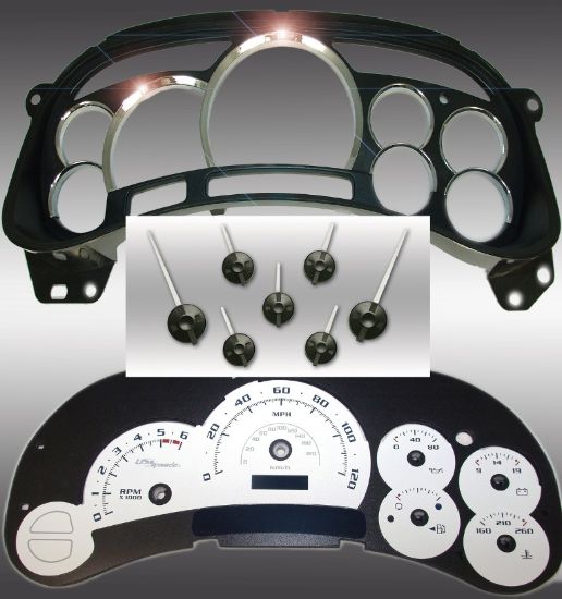 Picture of US Speedo Instrument Cluster Gauge Face Kit - PLK053LED0