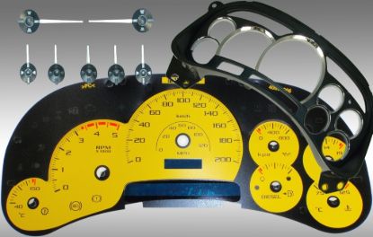 Picture of US Speedo Instrument Cluster Gauge Face Kit - PLK054D3